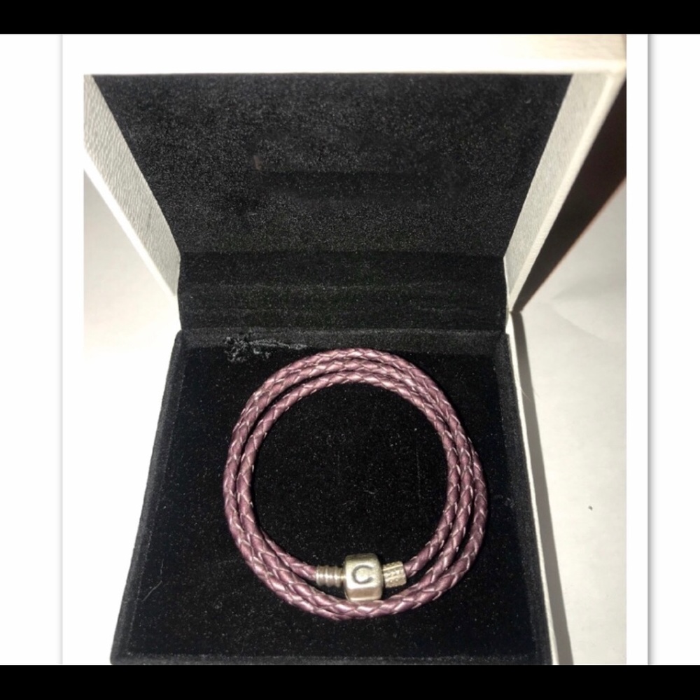 Chamilia leather bracelet.